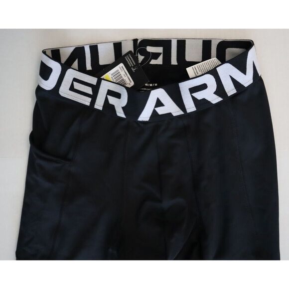 Under Armour 1366075-001 Men's Sz M Black ColdGear Armour Compression Leggings - Picture 4 of 8